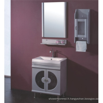 Meubles en verre de Cabinet de salle de bains de PVC (B-515)